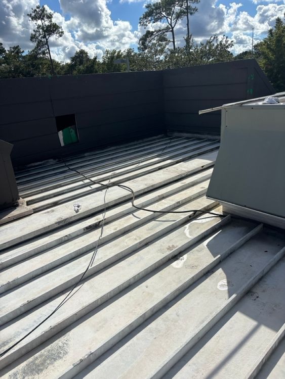 Metal roof details from the repair record